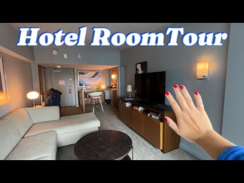 A Tingly Tour of My Hilton Hotel Suite (ASMR) 😴🛏️