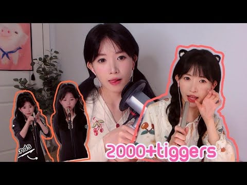 ASMR 2000+ Triggers 敲擊 掏耳 口腔音 洗頭 (ear cleaning,mouth sounds,tapping )