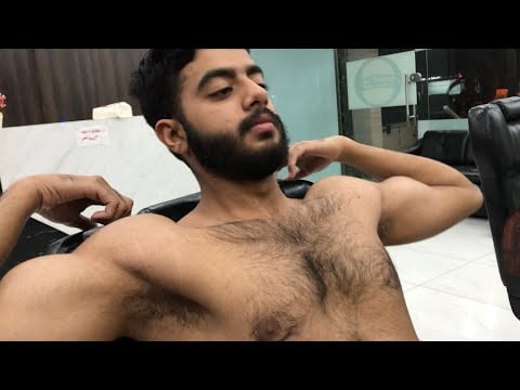 ASMR Full Chest Massage [Hairy Muscle Chest] Satisfaction 💈