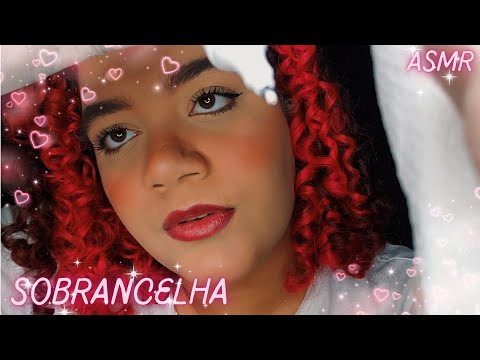 ASMR MICROPIGMENTAÇÃO NA SUA SOBRANCELHA 💖💖 Sons de boca, toques na tela | #Especial1KBblis 😍