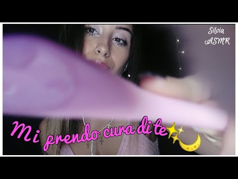 🇮🇹ASMR ITA• ✨ ROLEPLAY~MI PRENDO CURA DI TE/TI PREPARO PER DORMIRE🌙😴🌒 #personalattentionasmr