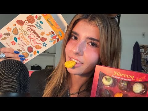 [ASMR] Trying Fall Snacks 🍁