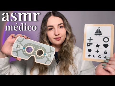 asmr español TEST DE LA VISTA ASMR MÉDICO Ale ASMR español