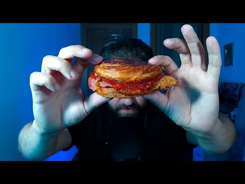 ASMR | PROBANDO LA NUEVA HAMBURGUESA DE DAVID MUÑOZ DEL BURGER KING