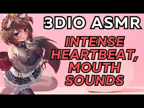 ASMR Up Close Super Tingly 💋 Soft Kisses (Intense Heartbeat, Mouth Sounds, Fast Ear Tappies)♡