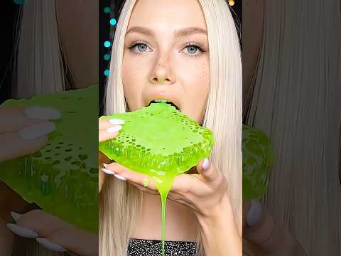 Glowing Honey ASMR 🍯💚 | Eating the Radioactive Honeycomb