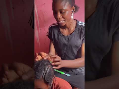 ✨SCALP✨ SCRATCHING ASMR REAL  PERSON WITH GUM CRACKING #asmr #scratch #satisfying