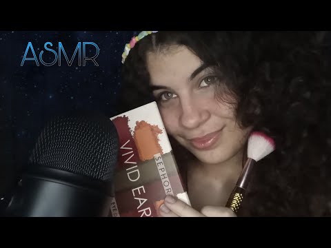 ASMR INAUDÍVEL: Te maquiando (ROLEPLAY)