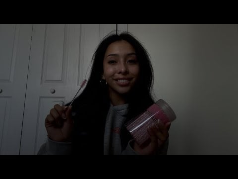 asmr | repeating lower lash line & scratch