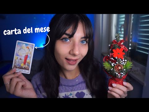Primo video ASMR del mese (dicembre) ❄️ Tarocchi, relax e brividini ✨