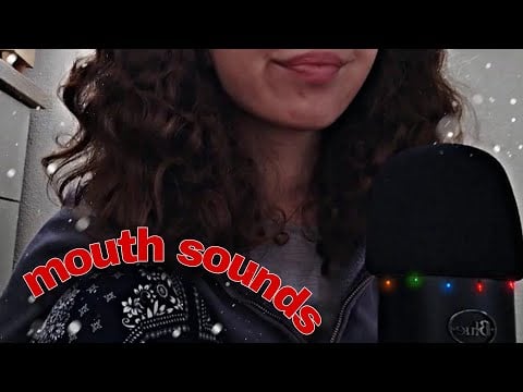 ASMR • Mouth Sounds & Lip Gloss Triggers ❄️💤