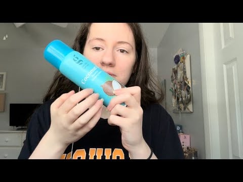 asmr | coconut oil bottle tapping! 🥥