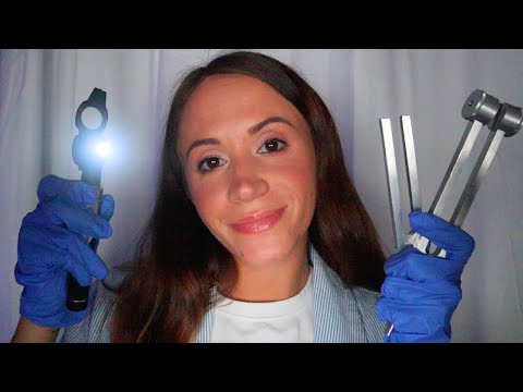 ASMR / Ears, Nose, & Throat Exam (binaural medical exam)