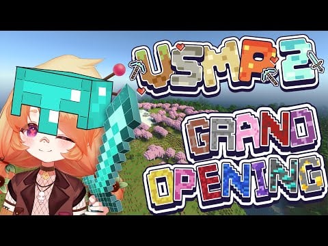 [VSMP 2 Grand Opening!] Get IN my room I'm playing MINECRAFT!