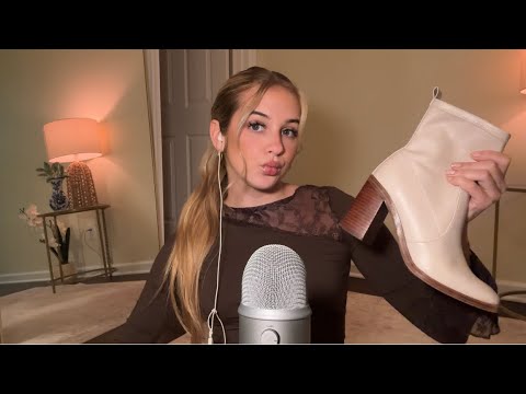 ASMR Shoe Tapping and Scratching 🩰 Fast and Whispering