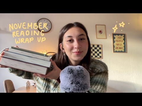 ASMR | Alle 8 Bücher, die ich im November gelesen habe ☁️ (book tapping, flüstern) 