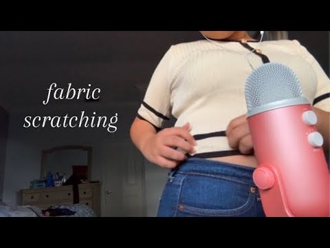 ASMR FABRIC SCRATCHING *ੈ✩‧₊˚