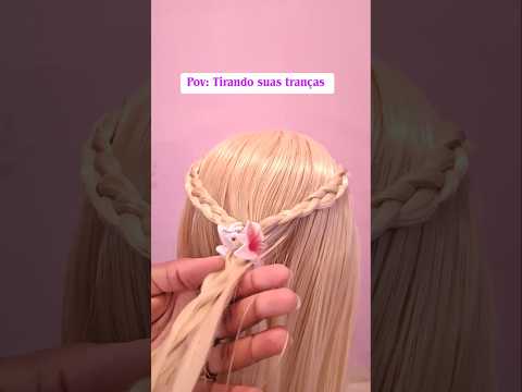 ASMR POV - Tirando suas tranças #asmr #pov #triggersforsleep #shortsvideo #shorts