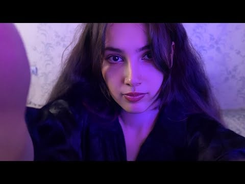 ASMR Face Touching & Ear Tingling, Slow Layered Sounds & Sleepy Caress For You