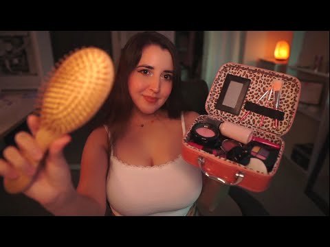 ASMR 💄TE MAQUILLO PARA TU CRUSH 💖