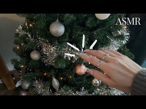 ASMR Lofi Christmas tree tapping and scratching🎄Pokémon Advent Day 3!