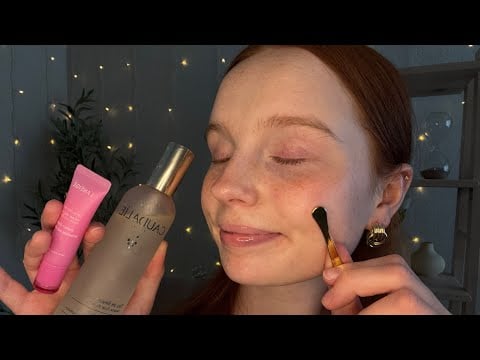 ASMR My Night Skin Care Routine 🌿🌙🫧 🌠 