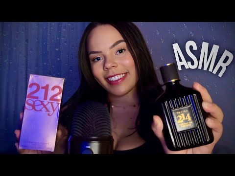 ASMR TAPPING EM PERFUMES | Sons Relaxantes de Vidro e Tampa