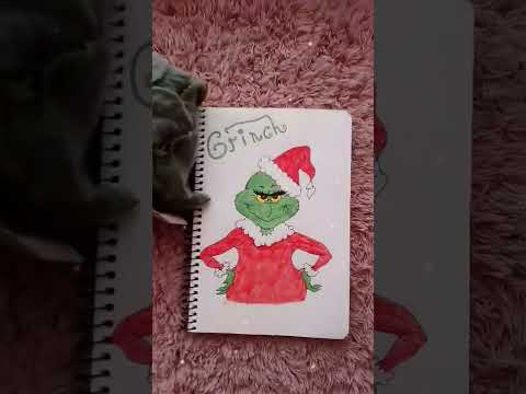 #рисунки #рисунок #рисуноккарандашом #drawing #гринч #grinch