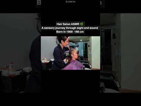 Salon ASMR: Stimulating Sight and Sound | Brighten Up While Covering Gray Hair and Touching Up Your