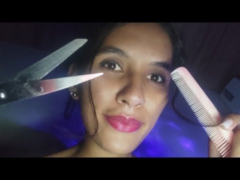 ASMR CORTANDO SEU CABELO (RELAXANTE). ✂️