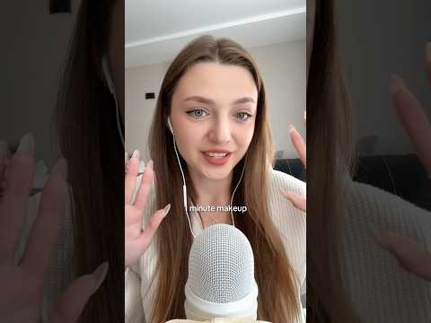 1 minute makeup #asmr #asmrsounds #asmrrelax #asmrtingles #asmrwhispers #asmrsleep #relax #tingles