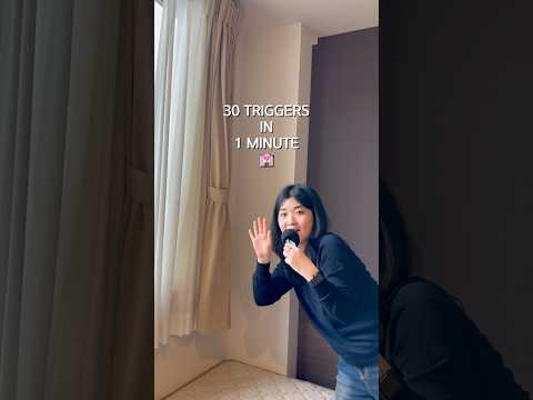 ASMR 30 TRIGGERS IN 1 MIN / Japanese hotel🏨