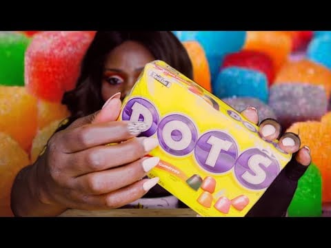 Dots Gummy Candies ASMR Eating Sounds