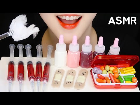 EDIBLE PHARMACY ASMR EDIBLE SYRINGE, EDIBLE, BAND-AID, EDIBLE COTTON, PILLS ASMR 💊