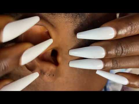 ASMR EAR CLEANING, SCALP SCRATCHING FOR SLEEP VERY RELAXING NO GUM CHEWING