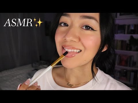 ASMR spit painting | doing your make up | lots of 👄sounds
