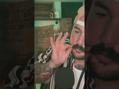 ASMR SHORT // Mustache Twirling
