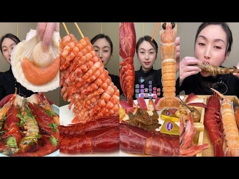 🦐💥 Giant Seafood Mukbang Challenge | Extreme Eating Sounds & Full Feast