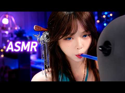 ASMR KU100 (No Talking) Intense Mouth Sounds + Soft Gloves | Deep Tingles for Sleep