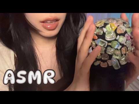 ASMR} 여러가지 트리거들(입소리, 3D 스티커, 토킹, 마이크 터칭스크레칭....)/MouthSounds,Mic Scratching, Talking....)
