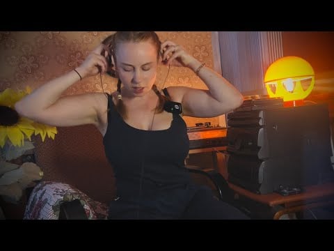 asmr vintage record store roleplay | vinyl, cds & cassette tapes
