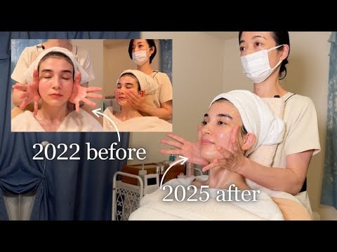 (ASMR) Face Sculpture Facial in Japan😳