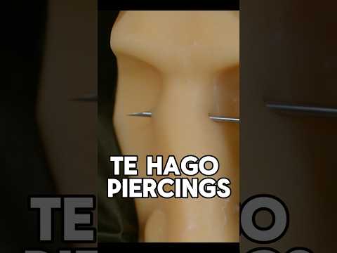 TE HAGO PIERCINGS #asmr #shorts #asmrvideo