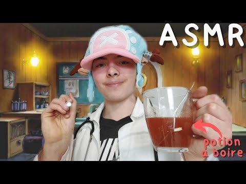 ASMR FR: Roleplay🏴‍☠️Chopper te soigne avec une potion🏴‍☠️