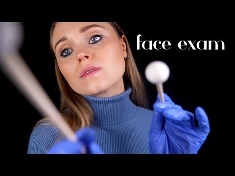 ASMR | Inspecting your FACE in the WINTER ❄️