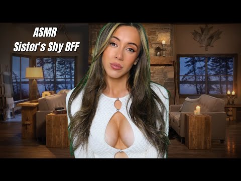 ASMR Sister's Shy Best Friend Confesses Feelings | kissing sounds + soft spoken