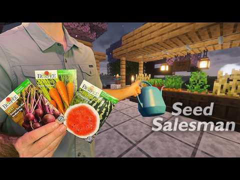 Minecraft Seed Salesman Starts YOUR Farm | ASMR Roleplay