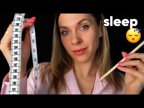 ASMR Measuring Your Face & sketching you for SLEEP, Personal Attention