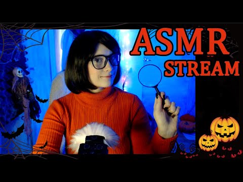 ASMR стрим♥ Хэлувинские посиделки С ВЕЛМОЙ :з