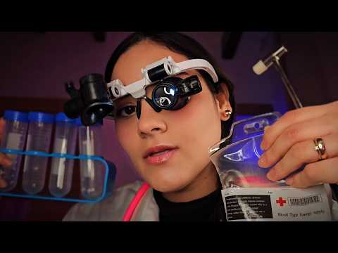 ASMR  ENFERMEIRA NOTURNA | Examinando e Medicando ✨️ ROLEPLAY MÉDICO